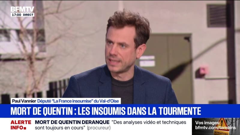 Décès de Quentin Deranque: "La France insoumise n'a aucune responsabilité dans cette mort tragique", martèle Paul Vannier, député "La France insoumise" du Val-d'Oise