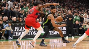Jayson Tatum lors du match NBA entre les Boston Celtics et les Toronto Raptors - le 16/11/2024