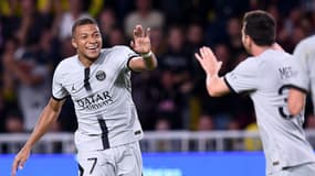 Kylian Mbappé et Lionel Messi face à Nantes, le 3 septembre 2022.