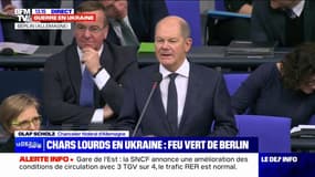 Olaf Scholz sur la livraison de chars Leopard: "S'il y a une provocation, c'est la Russie qui la commet en attaquant l'Ukraine"