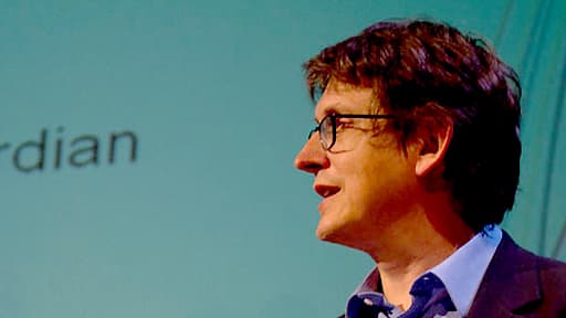 Alan Rusbridger (ici en 2010), rédacteur en chef du Guardian.