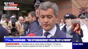 Mort de trois policiers dans le Nord: "Un hommage national a été décrété par le président de la République", annonce Gérald Darmanin