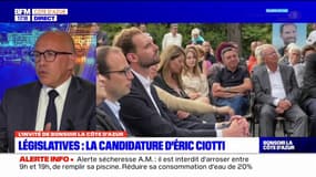 Législatives: Eric Ciotti, candidat à sa réélection, veut "porter les valeurs de la droite"