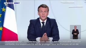 Emmanuel Macron: "Ma responsabilité est de protéger tous les Français, et en dépit des polémiques (…) je l'assume pleinement"