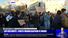 Loi sécurité globale: les premiers manifestants parisiens arrivent calmement place de la Bastille