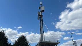 Les antennes Free près de Rock en Seine