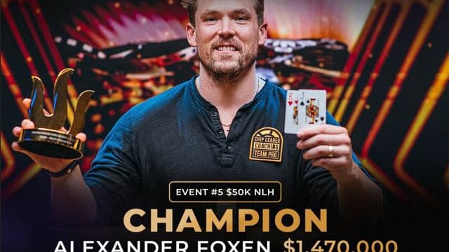 Alex Foxen vainqueur du 50K$ des Triton pour 1.47M$ Alex Foxen vainqueur du 50K$ des Triton pour 1.47M$