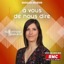 Votre morning d'actu autour d'Apolline de Malherbe, chaque matin entre 6h30 et 9h. Un journal complet toutes les demi-heures pour bien attaquer la journée, de l'approfondissement avec Nicols Poincaré et Emmanuel Lechypre, de l'engagement auprès de nos auditeurs avec Amélie Rosique et son équipe de RMC s'engage avec vous, de l'humour à 7h20 et 8h20 avec Arnaud Demanche, la participation active de nos auditeurs au 3216, et des interviews incisive à 7h10, 7h40 et 8h10. Enfin, le rendez vous politique incontournable entre 8h30 et 9h avec le Face à Face d'Apolline de Malherbe. Appoline matin c'est votre réflexe info et notre plaisir quotidien !