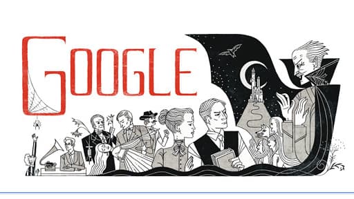Bram Stoker à l'honneur sur Google