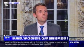 Alexandre Portier (Droite républicaine): Michel Barnier "est l'homme de la situation, dans un pays qui est fragmenté"