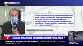 Jean-Christophe Lagarde, président de l'UDI: "L' école est en train de devenir un accélérateur de la propagation du virus"