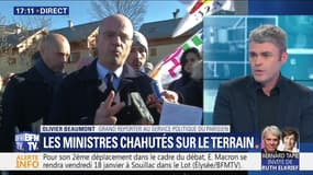 Les ministres chahutés sur le terrain