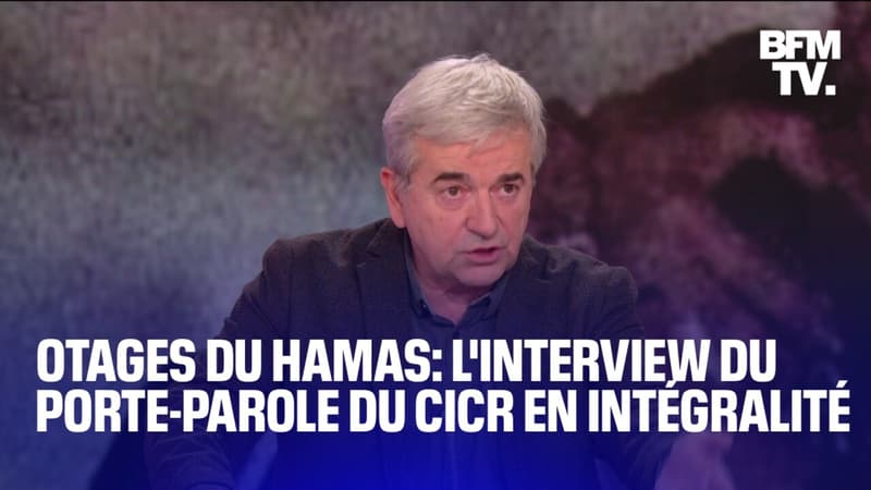 Otages du Hamas: l'interview du porte-parole du Comité International de la Croix-Rouge en intégralité