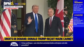 Douane: Donald Trump reçoit le Premier ministre canadien Mark Carney