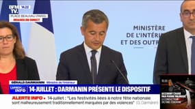 Gérald Darmanin annonce la mobilisation de "130.000 policiers et gendarmes" pour les 13 et 14 juillet 