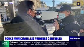 Paris: les premiers contrôles de la police municipale