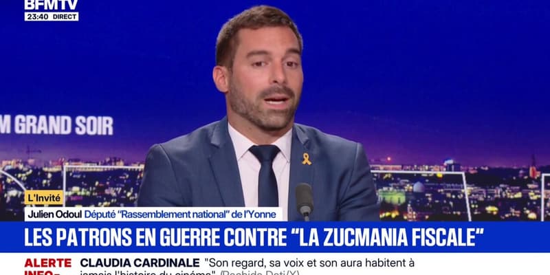 Pour Julien Odoul, député RN, "tant que Sébastien Lecornu n'a pas présenté une feuille de route [...], s'il n'y a pas de rupture, il y aura la censure"