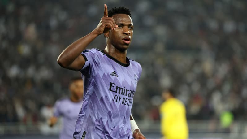 Vinicius lors d'Al Ahly-Real Madrid
