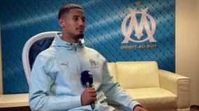 William Saliba au micro de BFM Marseille Provence, le 27 janvier 2022