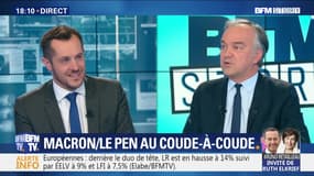 Européennes: Emmanuel Macron et Marine Le Pen au coude-à-coude (2/2)