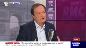 Commerces non-essentiels: "Ils ont été se plaindre de la présence de rayons dans nos enseignes. C'est politisé, il y a un peu de jalousie" estime Michel-Edouard Leclerc