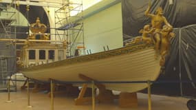 Le Canot de l'Empereur, un bateau d'apparat de 18 mètres, va rejoindre Brest son port d'attache.