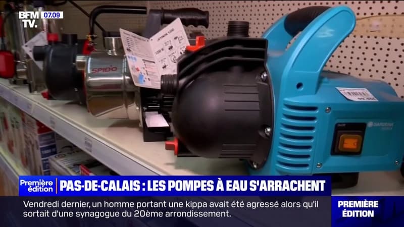 Pas-de-Calais: les habitants redoutent de nouvelles inondations et se ruent sur les pompes à eau