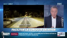 "C'est déjà demain": Frédéric Simottel présente les nouvelles technologies qui facilitent la conduite en hiver