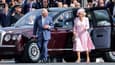 Charles III et Camilla près de l'Arc de Triomphe à Paris le 20 septembre 2023