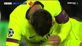 Manchester United - Barcelone : Messi en sang après un gros tampon de Smalling