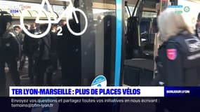 TER Lyon-Marseille: plus de places pour les vélos