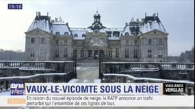 Les images du château de Vaux-le-Vicomte sous la neige