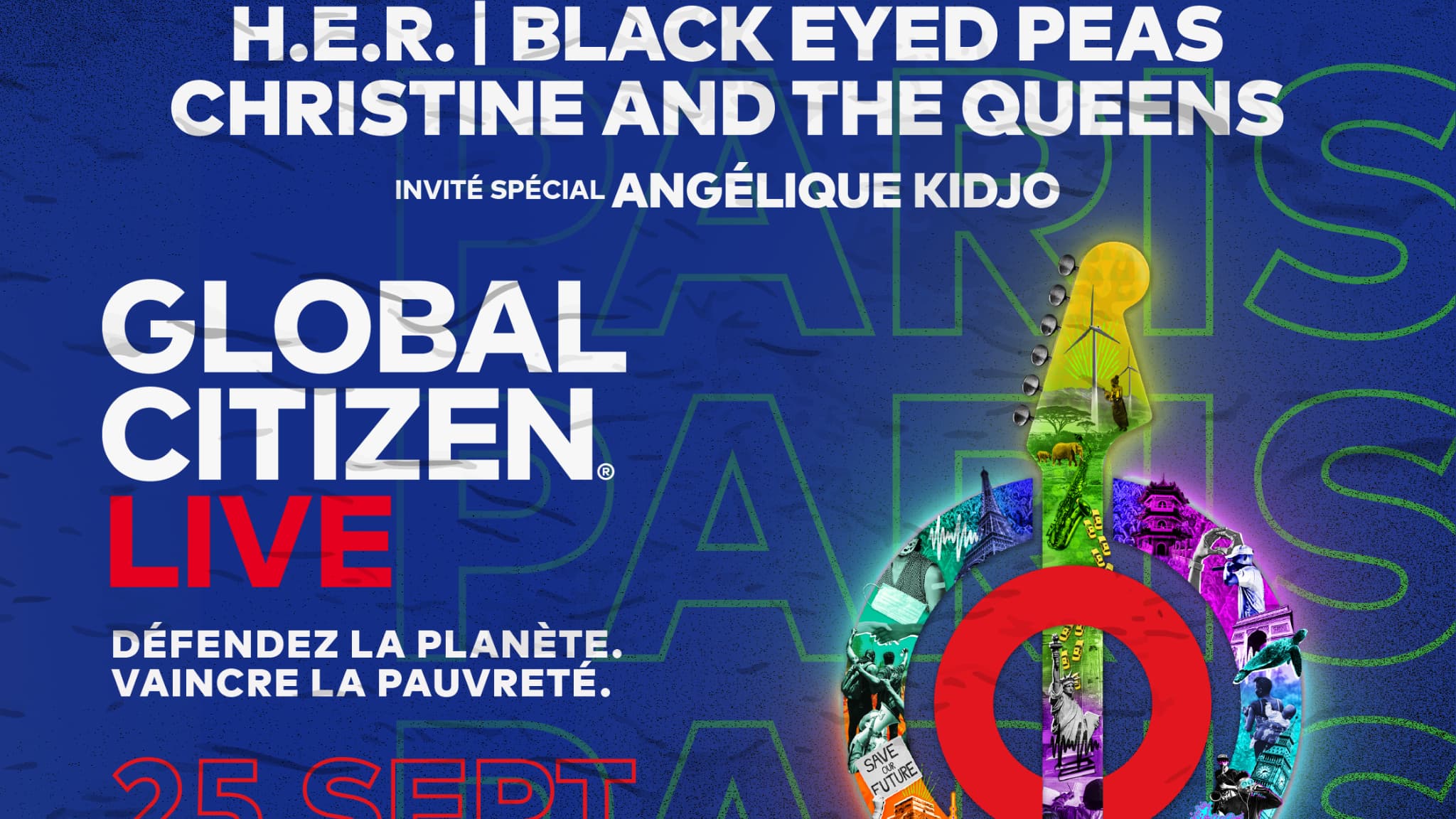 L'affiche du concert à Paris L'affiche du concert à Paris