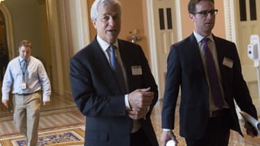 Pour le patron de JPMorgan, Emmanuel Macron "est un président très actif, pro-entreprise, avec un esprit entrepreneurial",