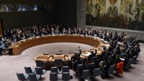 Le Conseil de sécurité de l'Onu réuni le 18 décembre 2015 à New York