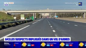 A43: les suspects impliqués dans un vol d'armes