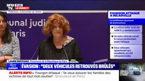 Attaque du fourgon: "Deux véhicules ont été retrouvés brûlés", affirme Laure Beccuau, procureure de la République de Paris