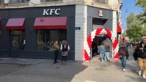 Le KFC de la rue de la République à Lyon, le 29 octobre 2024.
