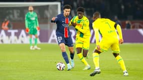 Warren ZAIRE-EMERY lors de PSG-Nantes, le 30/11/2024