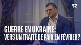 L'Ukraine envisage un sommet pour la paix à l'ONU "fin février", affirme le ministre ukrainien des Affaires étrangères, Dmytro Kuleba