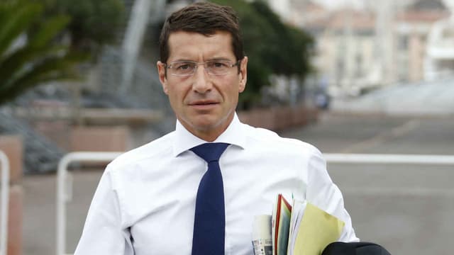 Le maire de Cannes David Lisnard -
le 27 septembre 2013