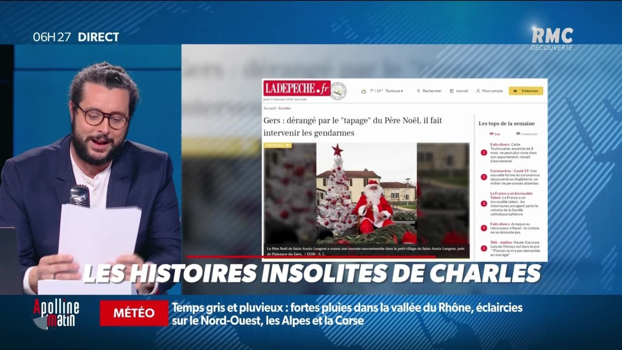 « Les 3 histoires de Charles Magnien » Un père Noël mobile dans le