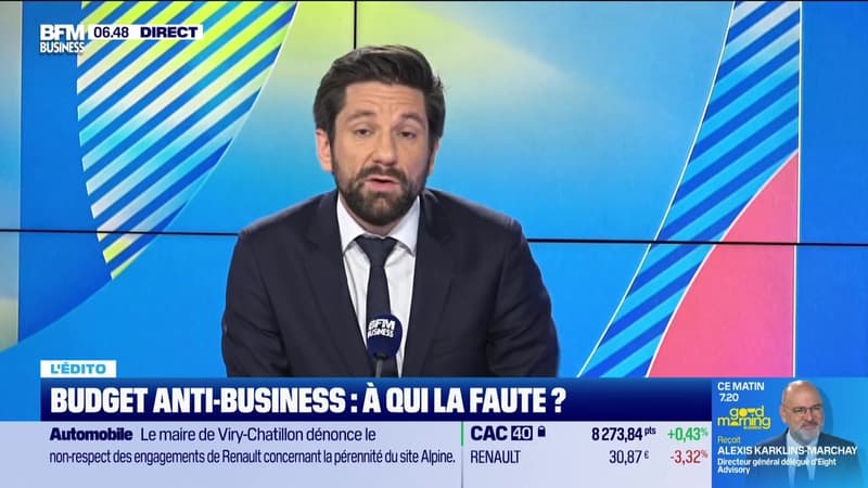 L'Edito de Raphaël Legendre : Budget anti-business, à qui la faute ? - 09/02