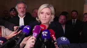Marine Le Pen le 13 novembre 2024 au tribunal judiciaire de Paris.
