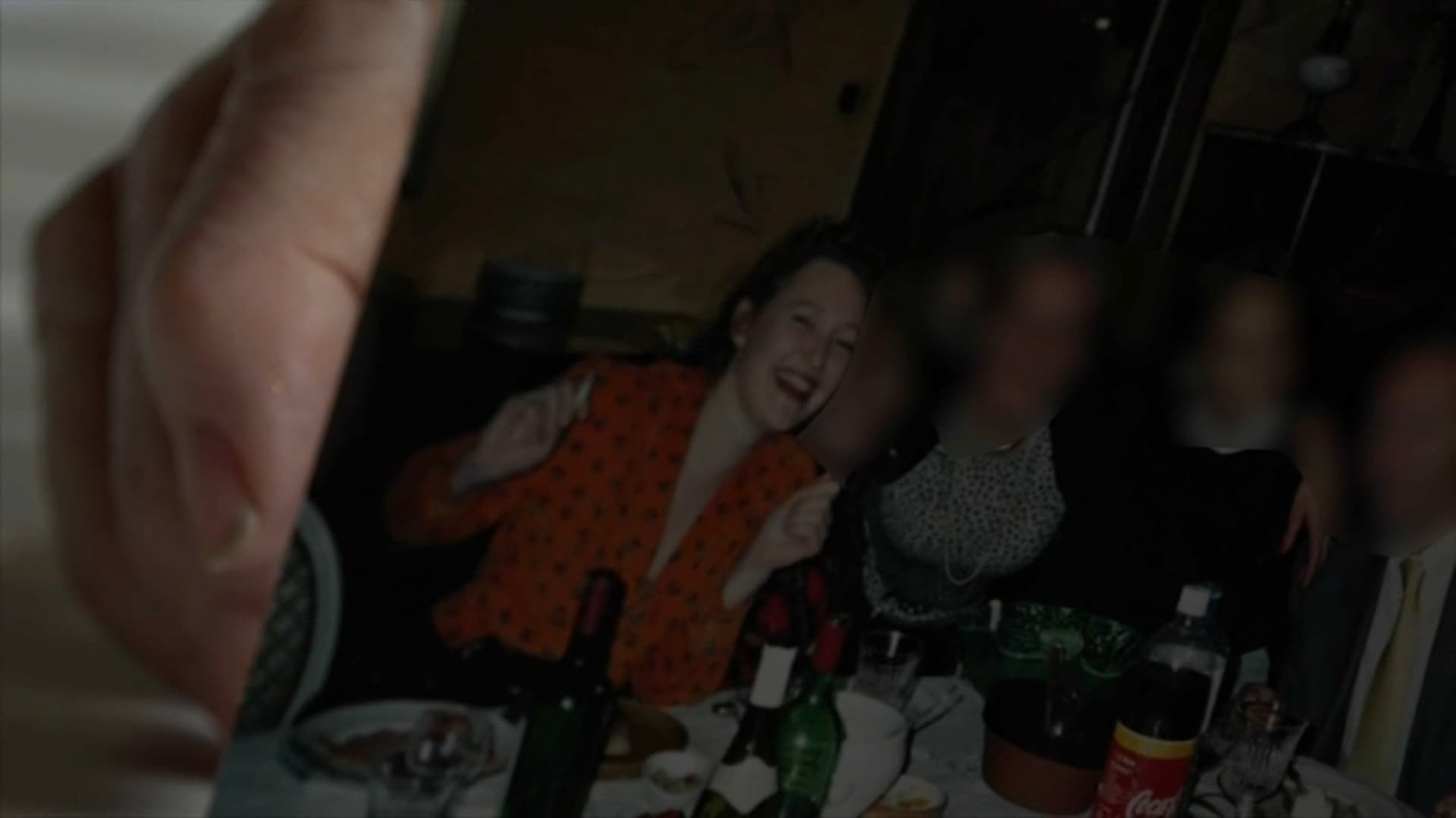 Stéphanie, la mère de l'enfant reclus, sur une photo de famille
