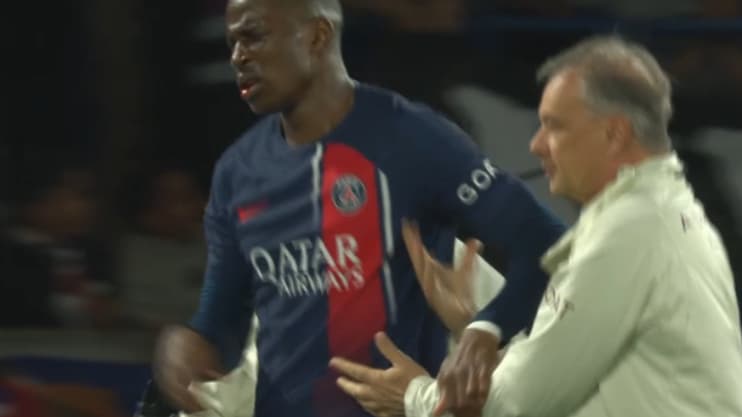 La colère du joueur du PSG Nordi Mukiele contre le staff médical, 6 avril 2024
