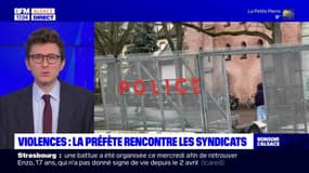 Violences: la préfète rencontre les syndicats