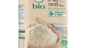 La farine de blé T65 U BIO 1kg est rappelée. 