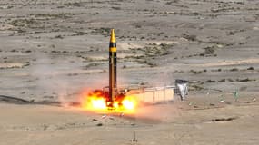 Le missile Kheibar, dernière version du Khorramshahr qui est le missile iranien de plus longue portée