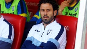 Fabio Grosso sur le banc de Frosinone en mars 2023.